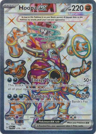 Scarlet & Violet Paradox Rift : 226/182 - Hoopa ex - Full Art Secret Rare