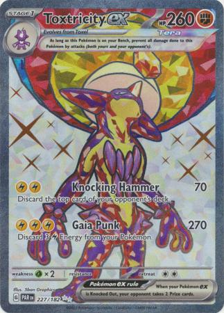 Scarlet & Violet Paradox Rift : 227/182 - Toxtricity ex - Full Art Secret Rare