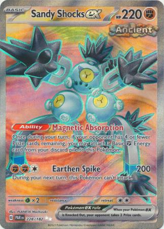 Scarlet & Violet Paradox Rift : 228/182  - Sandy Shocks ex - Full Art Secret Rare
