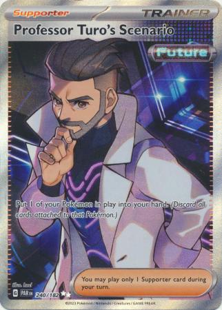 Scarlet & Violet Paradox Rift : 240/182 - Professor Turo's Scenario - Full Art Secret Rare