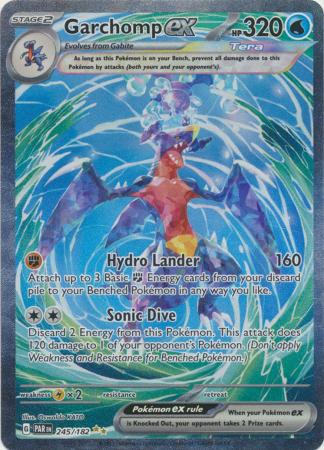 Scarlet & Violet Paradox Rift : 245/182 - Garchomp ex - Special Illustration Rare