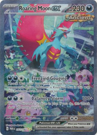 Scarlet & Violet Paradox Rift : 251/182 - Roaring Moon ex - Special Illustration Rare