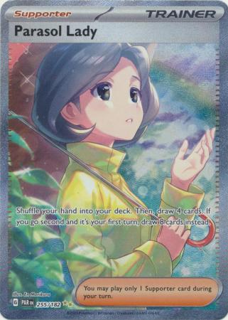 Scarlet & Violet Paradox Rift : 255/182 - Parasol Lady - Special Illustration Rare