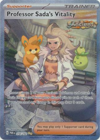 Scarlet & Violet Paradox Rift : 256/182 - Professor Sada's Vitality - Special Illustration Rare