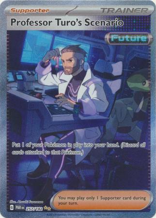 Scarlet & Violet Paradox Rift : 257/182 - Professor Turo's Scenario - Special Illustration Rare