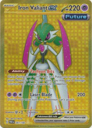 Scarlet & Violet Paradox Rift : 261/182 - Iron Valiant ex - Gold Secret