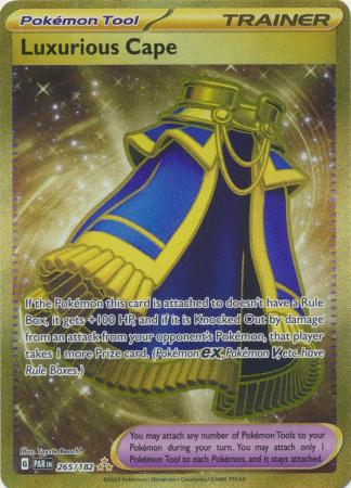 Scarlet & Violet Paradox Rift : 265/182 - Luxurious Cape - Gold Secret