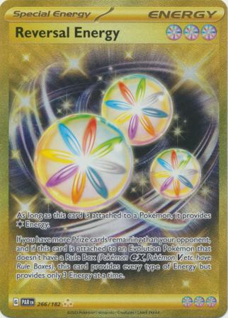 Scarlet & Violet Paradox Rift : 266/182 - Reversal Energy - Gold Secret