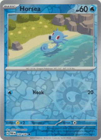 Scarlet & Violet Paradox Rift : 030/182 - Horsea - Common Reverse Holo