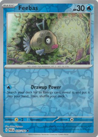 Scarlet & Violet Paradox Rift : 035/182 - Feebas - Common Reverse Holo