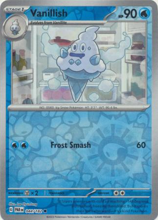 Scarlet & Violet Paradox Rift : 044/182 - Vanillish - Common Reverse Holo