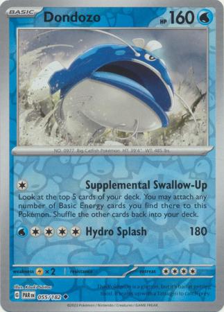 Scarlet & Violet Paradox Rift : 055/182 - Dondozo - Uncommon Reverse Holo