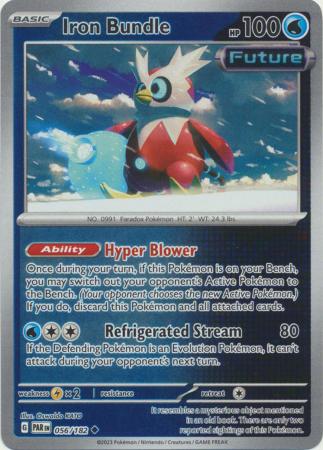 Scarlet & Violet Paradox Rift : 056/182 - Iron Bundle - Uncommon Reverse Holo