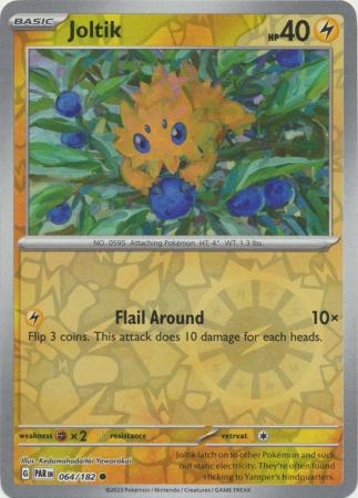 Scarlet & Violet Paradox Rift : 064/182 - Joltik - Common Reverse Holo