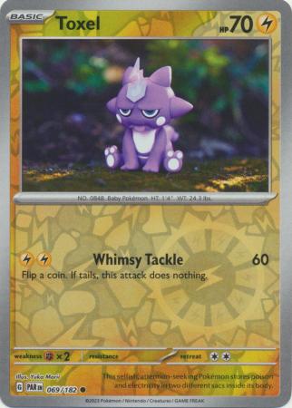 Scarlet & Violet Paradox Rift : 069/182 - Toxel - Common Reverse Holo