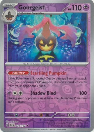 Scarlet & Violet Paradox Rift : 078/182 - Gourgeist - Uncommon Reverse Holo