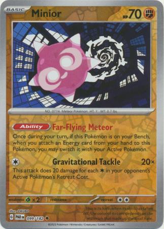 Scarlet & Violet Paradox Rift : 099/182 - Minior - Uncommon Reverse Holo