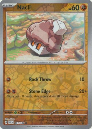 Scarlet & Violet Paradox Rift : 101/182 - Nacli - Common Reverse Holo