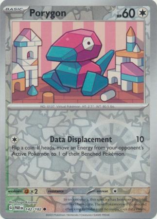 Scarlet & Violet Paradox Rift : 142/182  - Porygon- Common Reverse Holo
