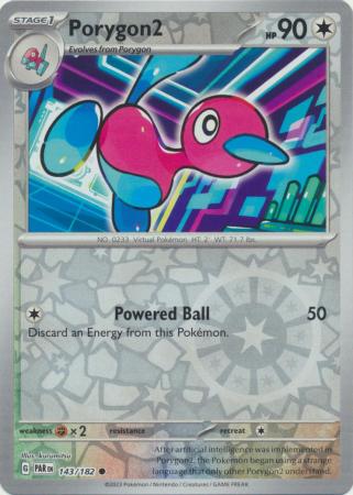 Scarlet & Violet Paradox Rift : 143/182  - Porygon2 - Common Reverse Holo