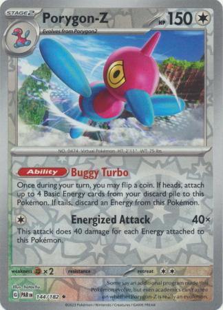 Scarlet & Violet Paradox Rift : 144/182 - Porygon-Z - Holo Rare Reverse Holo
