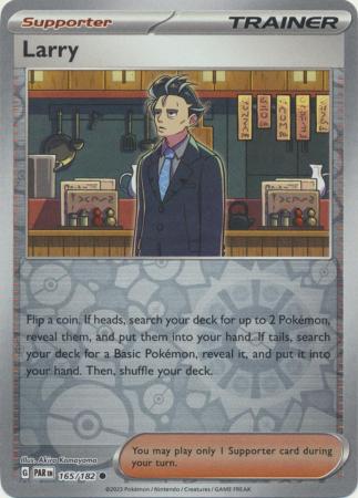 Scarlet & Violet Paradox Rift : 165/182 - Larry - Common Reverse Holo
