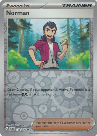 Scarlet & Violet Paradox Rift : 168/182 - Norman - Uncommon Reverse Holo