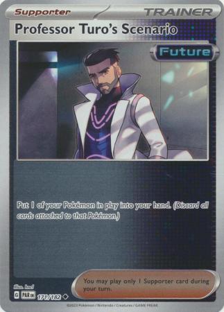 Scarlet & Violet Paradox Rift : 171/182 - Professor Turo's Scenario - Uncommon Reverse Holo