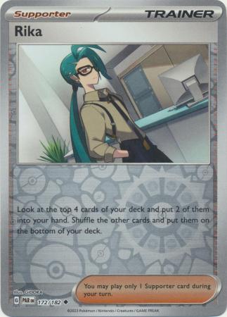 Scarlet & Violet Paradox Rift : 172/182 - Rika - Uncommon Reverse Holo