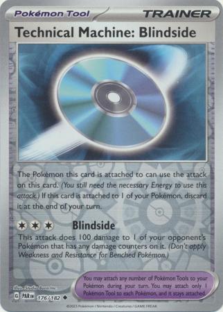 Scarlet & Violet Paradox Rift : 176/182 - Technical Machine: Blindside - Uncommon Reverse Holo