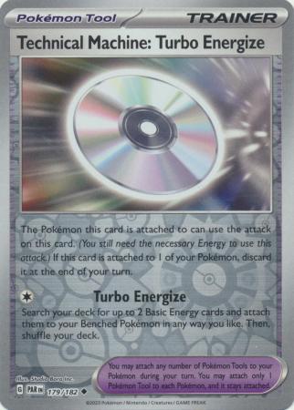 Scarlet & Violet Paradox Rift : 179/182 - Technical Machine: Turbo Energize - Uncommon Reverse Holo