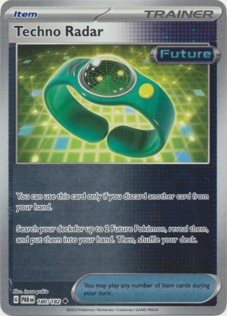 Scarlet & Violet Paradox Rift : 180/182 - Techno Radar - Uncommon Reverse Holo