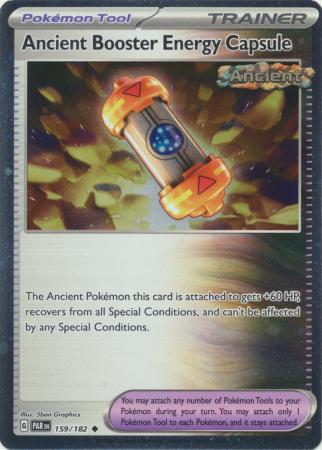 Scarlet & Violet Paradox Rift : 159/182 - Ancient Booster Energy Capsule - Holo Promo