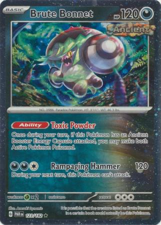 Scarlet & Violet Paradox Rift : 123/182 - Brute Bonnet - Cosmos Holo Promo