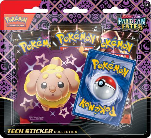 Scarlet & Violet : Paldean Fates : Tech Sticker Collection with Fidough Promo (Pokemon)