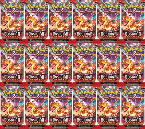 Pokemon Lots & Bundles : Obsidian Flames 18 Booster Pack Lot (Pokemon)