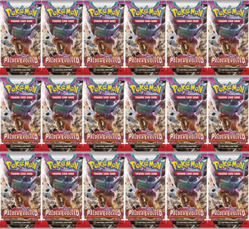 Scarlet & Violet : Paldea Evolved : 18 Booster Pack Lot (Pokemon)