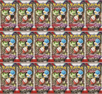 Scarlet & Violet (Base Set) : 18 Booster Pack Lot (Pokemon)