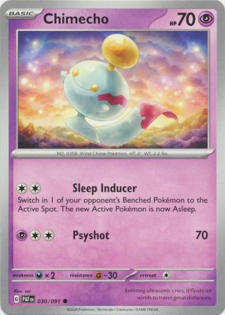 Scarlet & Violet: Paldean Fates : 030/091 - Chimecho - Common