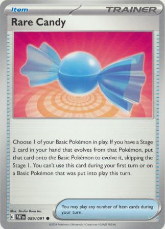 Scarlet & Violet: Paldean Fates : 089/091 - Rare Candy - Common