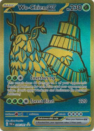 Scarlet & Violet: Paldean Fates : 240/091 - Wo-Chien ex - Gold Secret Rare