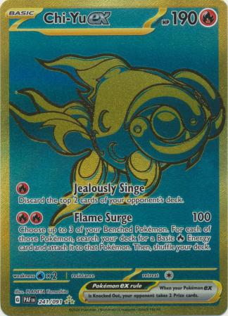 Scarlet & Violet: Paldean Fates : 241/091 - Chi-Yu ex - Gold Secret Rare