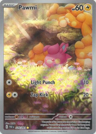 Scarlet & Violet: Paldean Fates : 226/091 - Pawmi - Illustration Rare