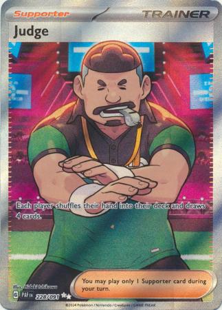 Scarlet & Violet: Paldean Fates : 228/091 - Judge - Illustration Rare