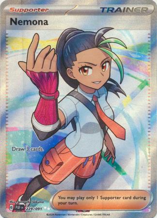 Scarlet & Violet: Paldean Fates : 229/091 - Nemona - Illustration Rare