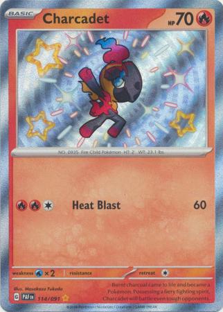 Scarlet & Violet: Paldean Fates : 114/091 - Charcadet - Shiny Rare