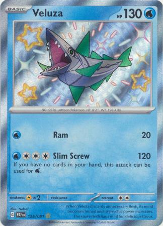 Scarlet & Violet: Paldean Fates : 125/091 - Veluza - Shiny Rare