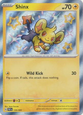 Scarlet & Violet: Paldean Fates : 135/091 - Shinx - Shiny Rare