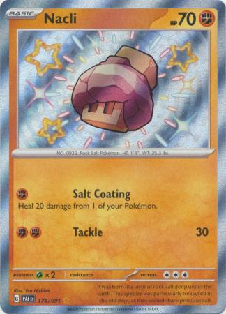 Scarlet & Violet: Paldean Fates : 176/091 - Nacli - Shiny Rare