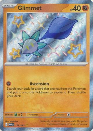 Scarlet & Violet: Paldean Fates : 179/091 - Glimmet - Shiny Rare